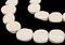 The Bead Chest White Bone Beads - Full Strand of Fair Trade African Beads (Circular, White)